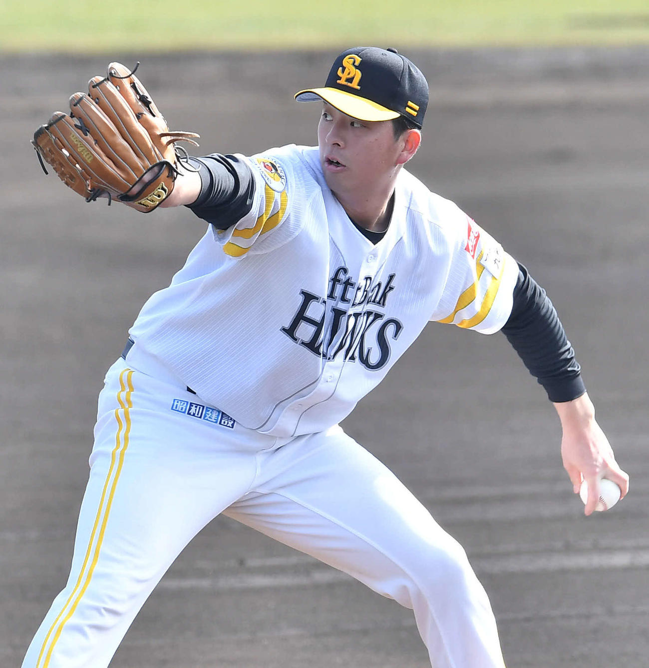 5日、フリー打撃に登板した大関