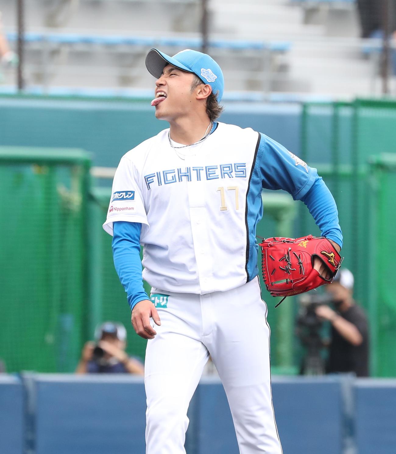 日本ハム伊藤大海（2023年2月9日撮影）