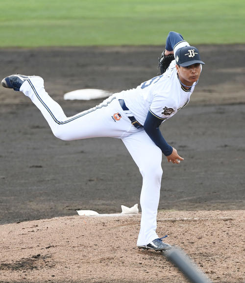 1回を3人で締めたオリックス宇田川（撮影・和賀正仁）