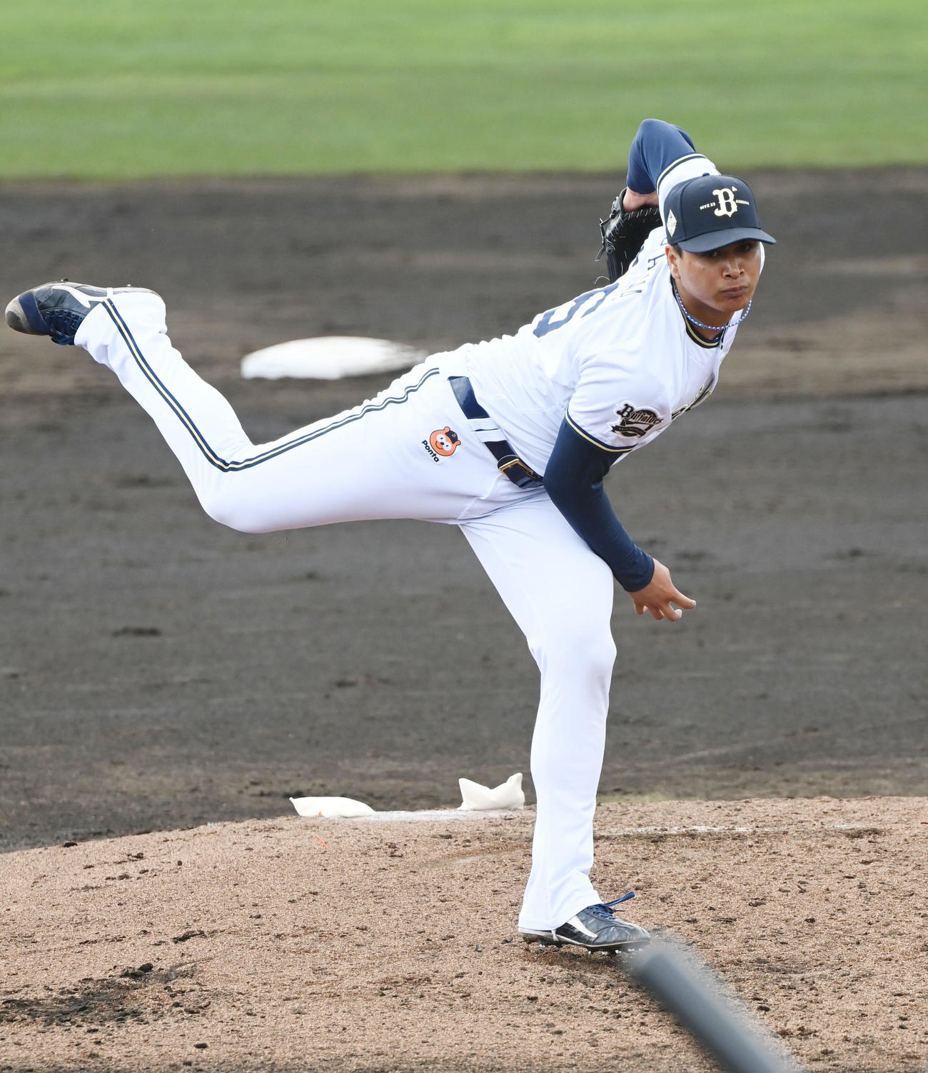 1回を3人で締めたオリックス宇田川（撮影・和賀正仁）