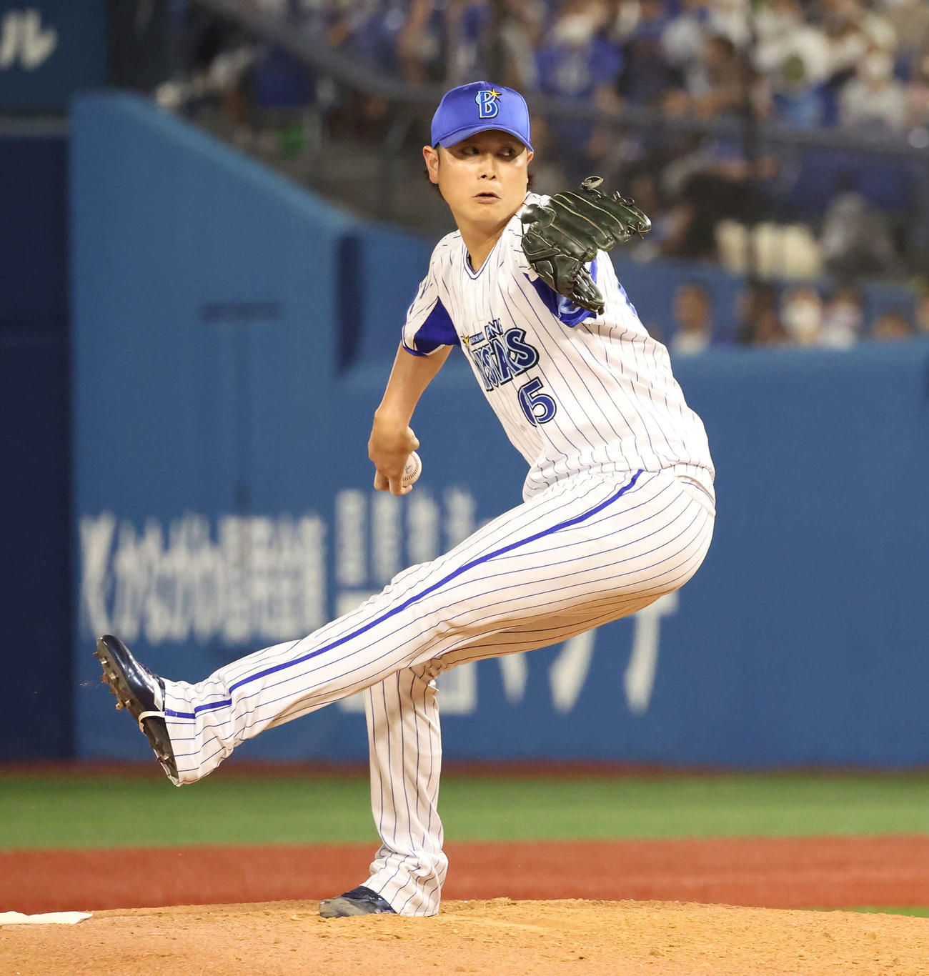 DeNA宮国椋丞（2022年8月26日撮影）
