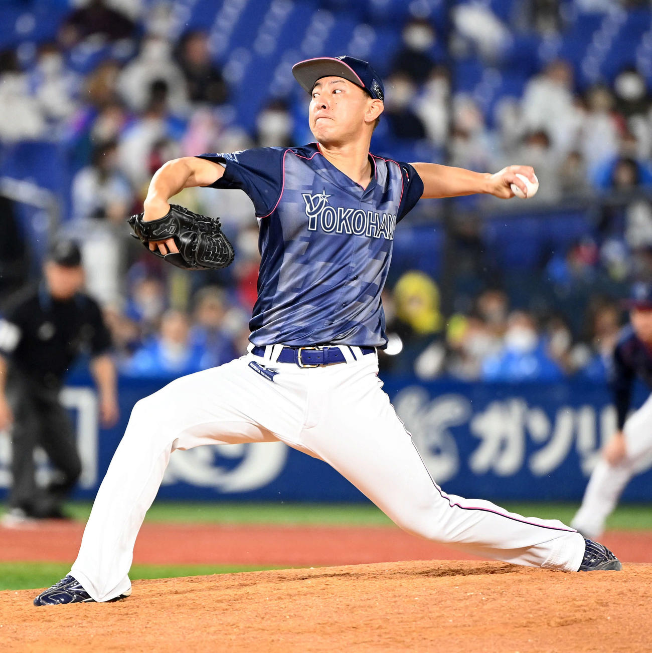 DeNA田中健二朗（2022年9月29日撮影）