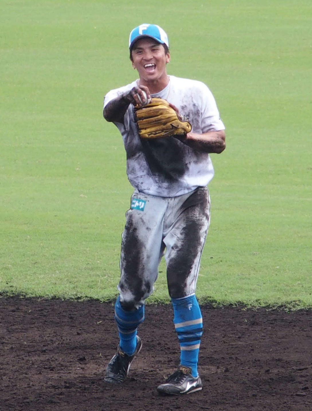日本ハム山田遥楓（2022年11月8日撮影）