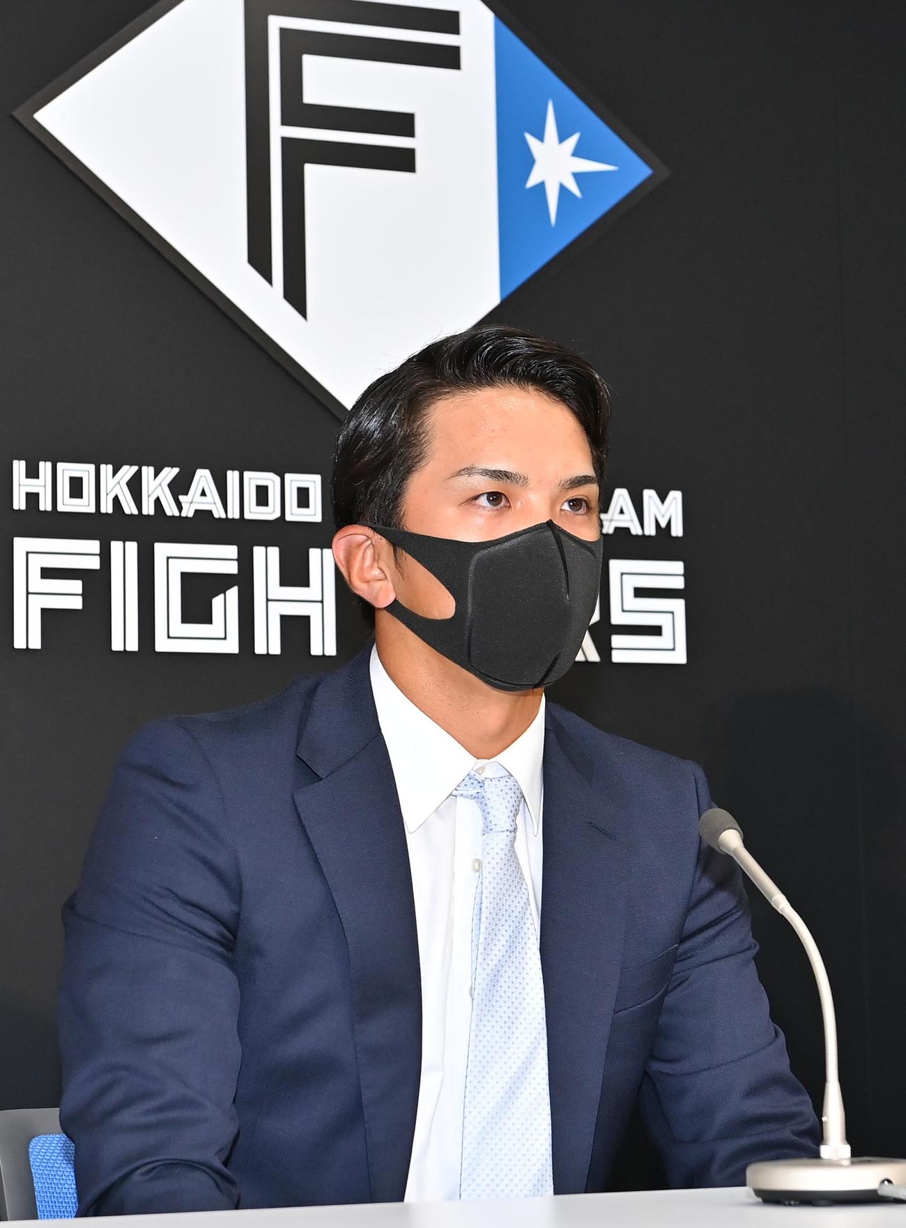 日本ハム山田遥楓（2022年11月3日）