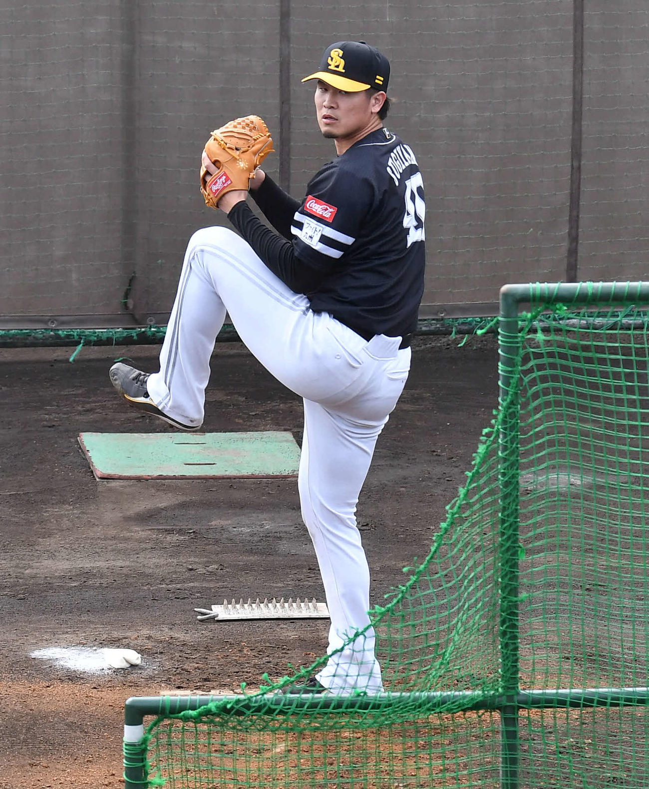ソフトバンク杉山一樹投手（23年2月撮影）