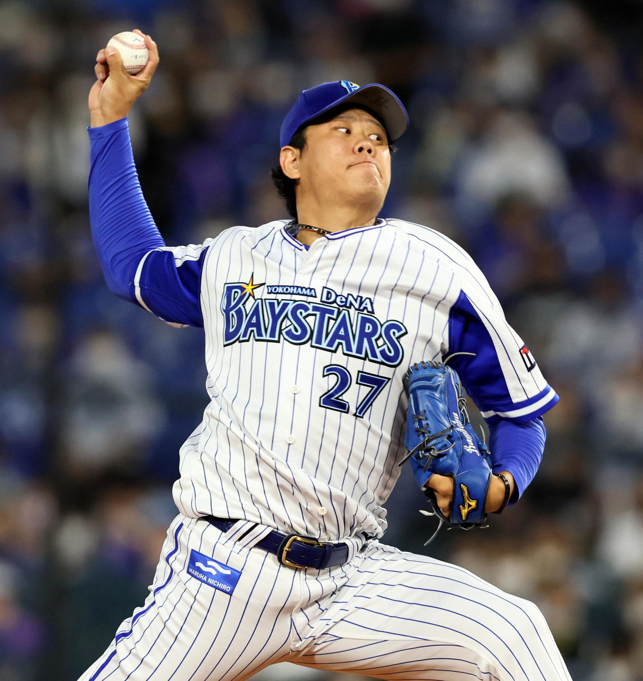 DeNA上茶谷大河（22年9月9日撮影）