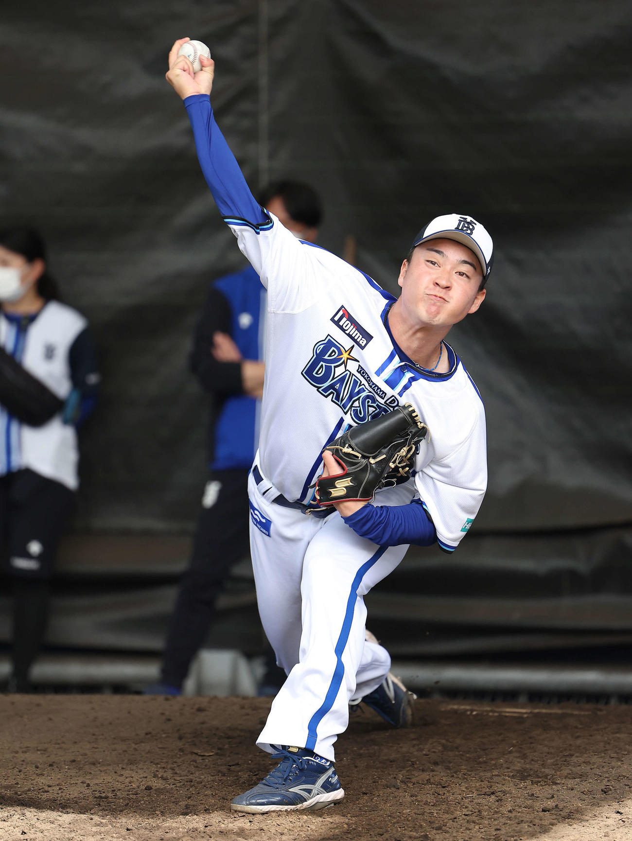 DeNA橋本達弥（2023年2月19日撮影）
