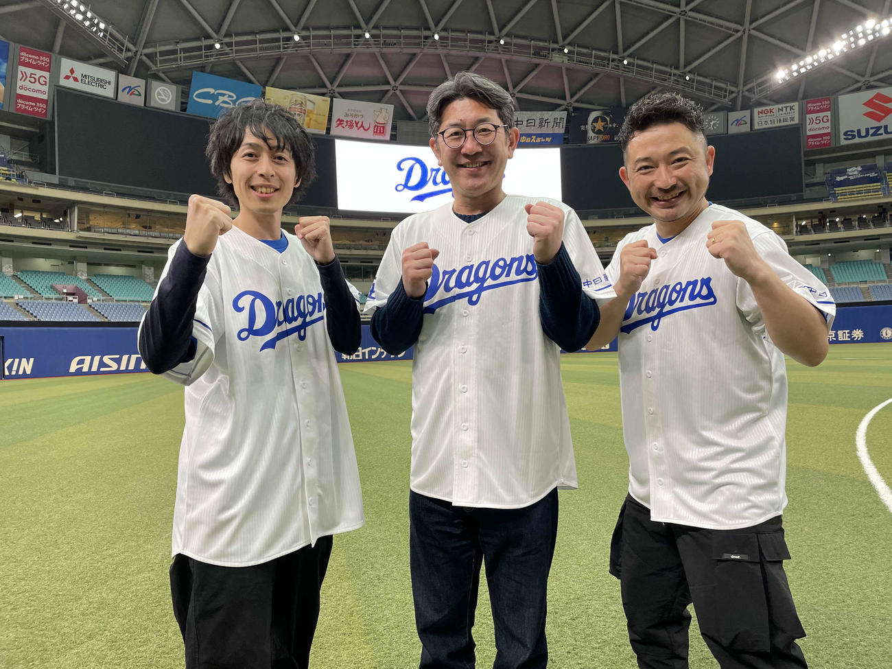左から里中ユウスケ氏、玉腰佳弘氏、村田将氏