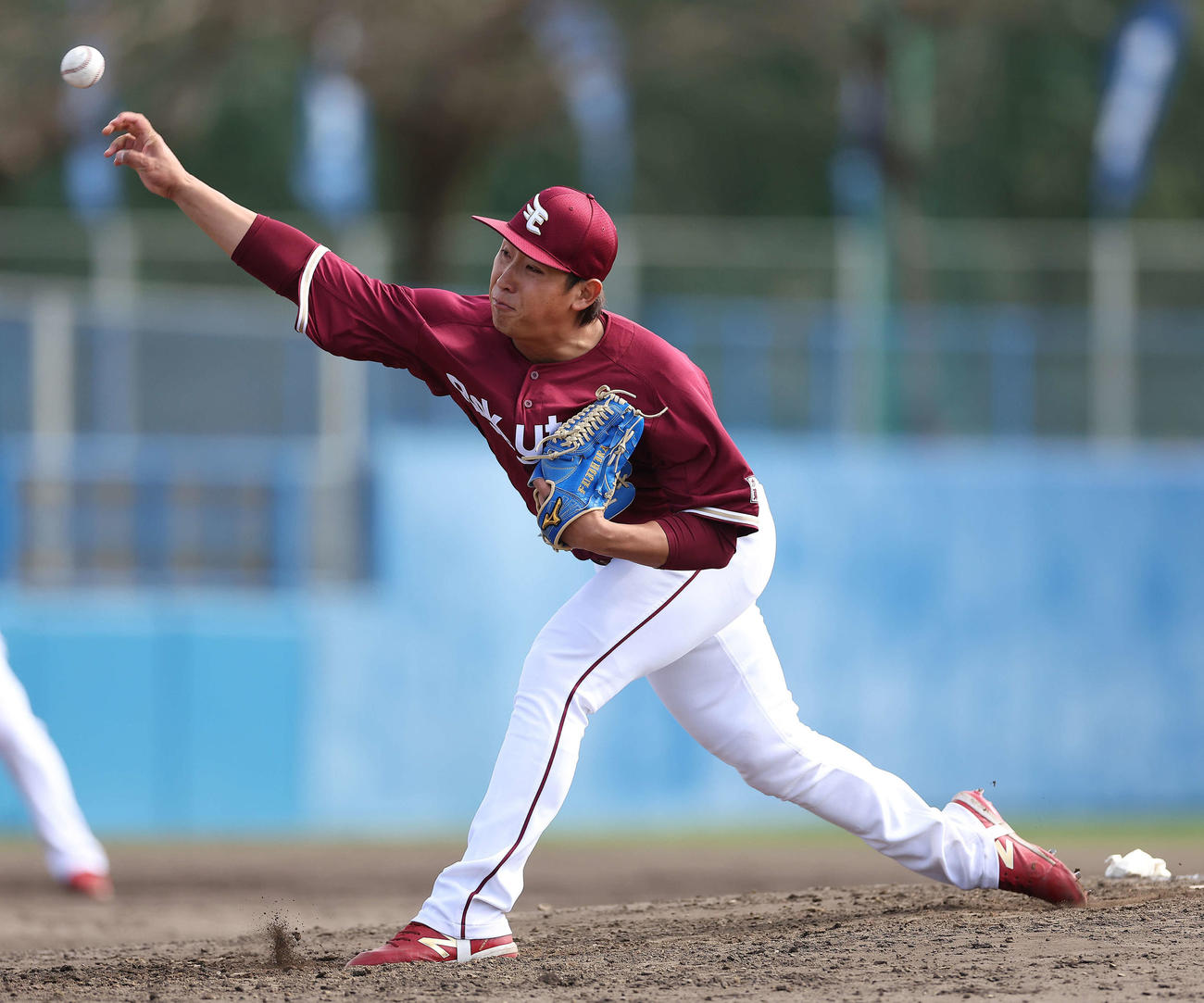 DeNA対楽天　5回裏、力投する藤平（撮影・河田真司）