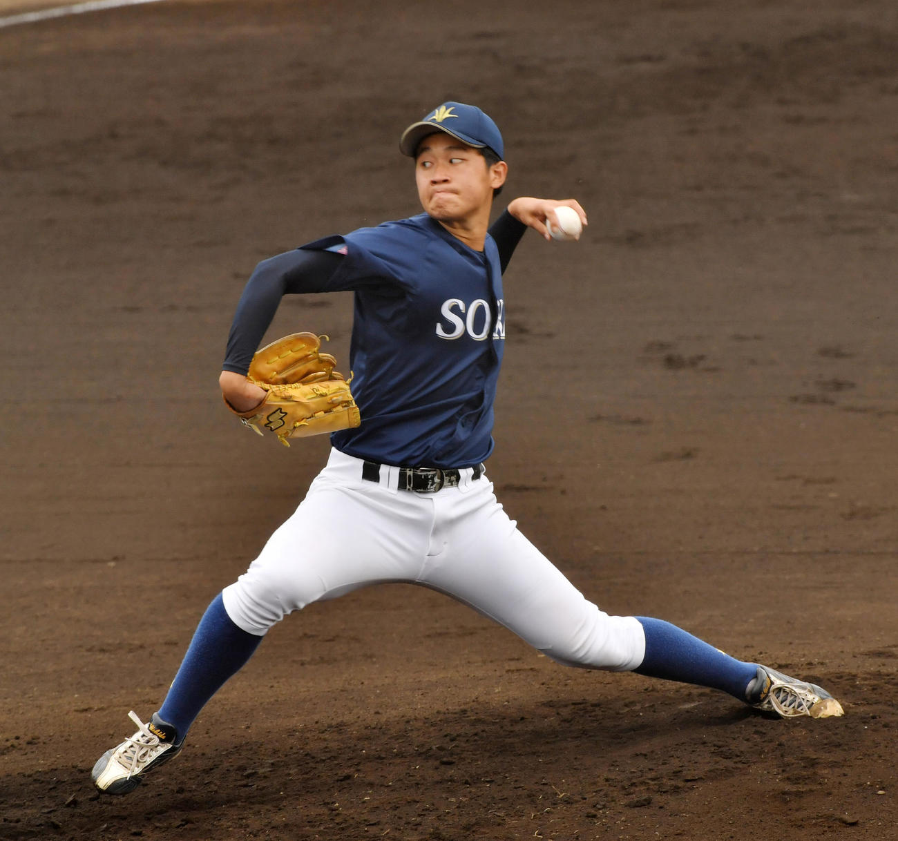 創価大時代の内田健太（20年10月撮影）