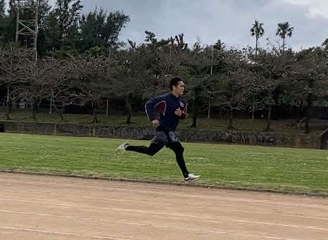 ランニングして調整する楽天則本