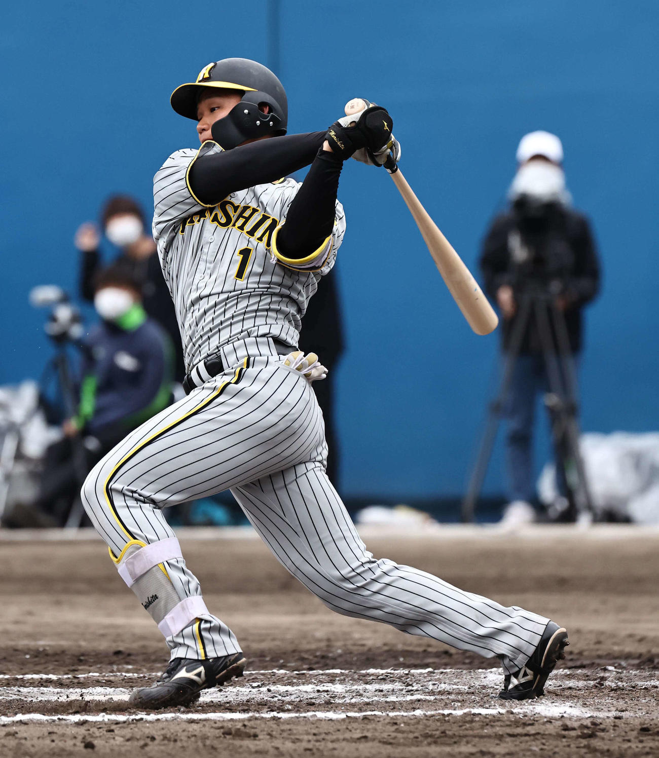 ヤクルト対阪神オープン戦　7回表阪神無死、森下は三ゴロに倒れる（撮影・上田博志）