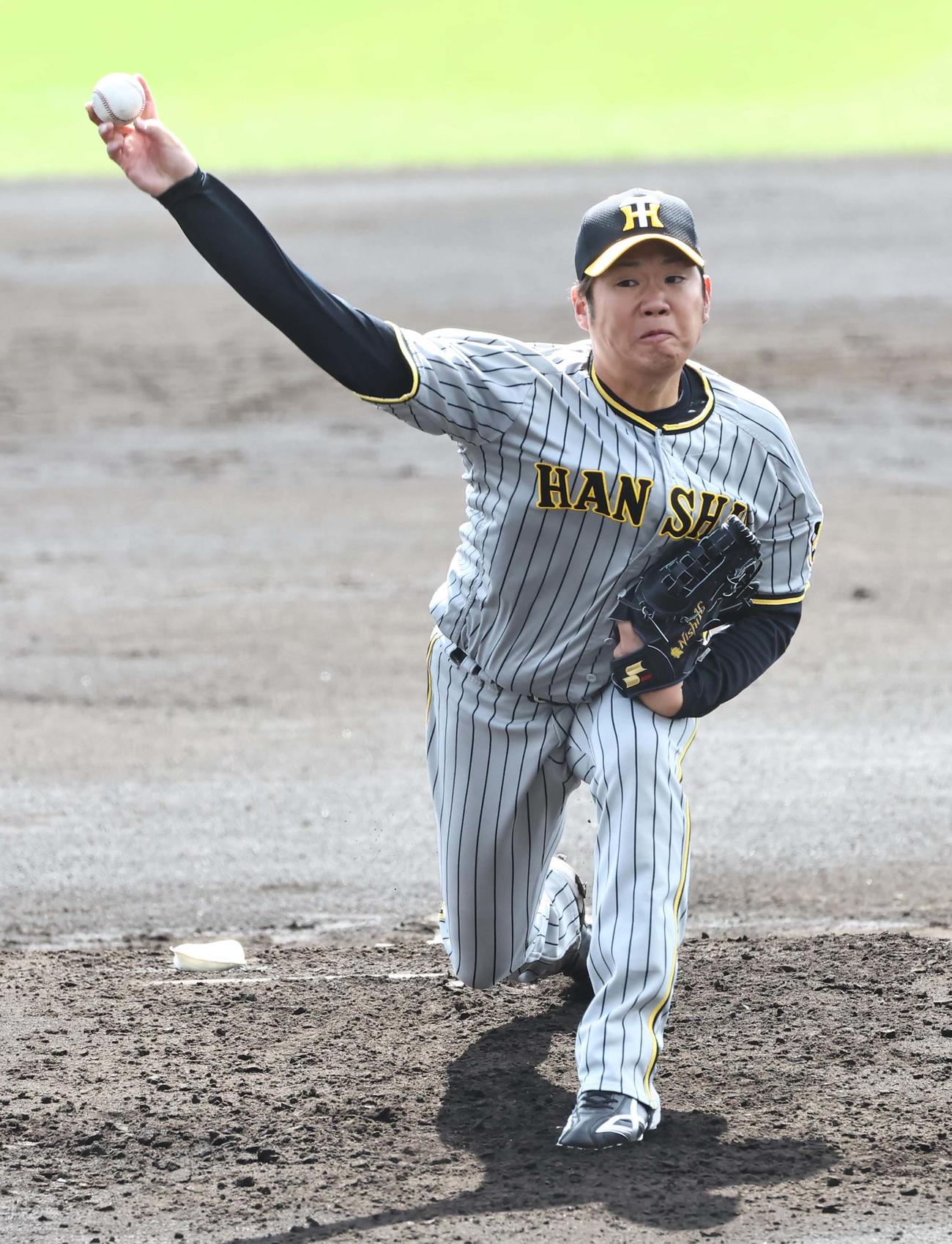 日本ハム対阪神　阪神先発の西勇（撮影・上田博志）