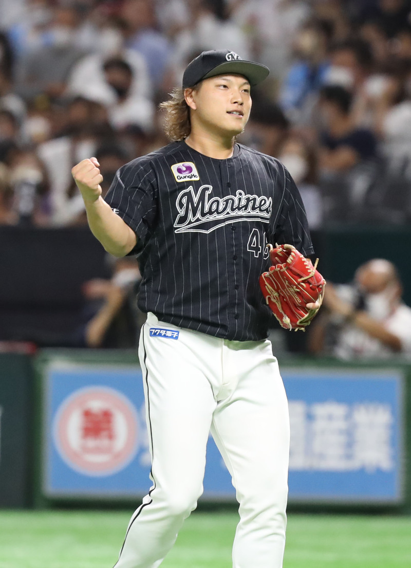 ロッテ岩下大輝（2022年9月23日）