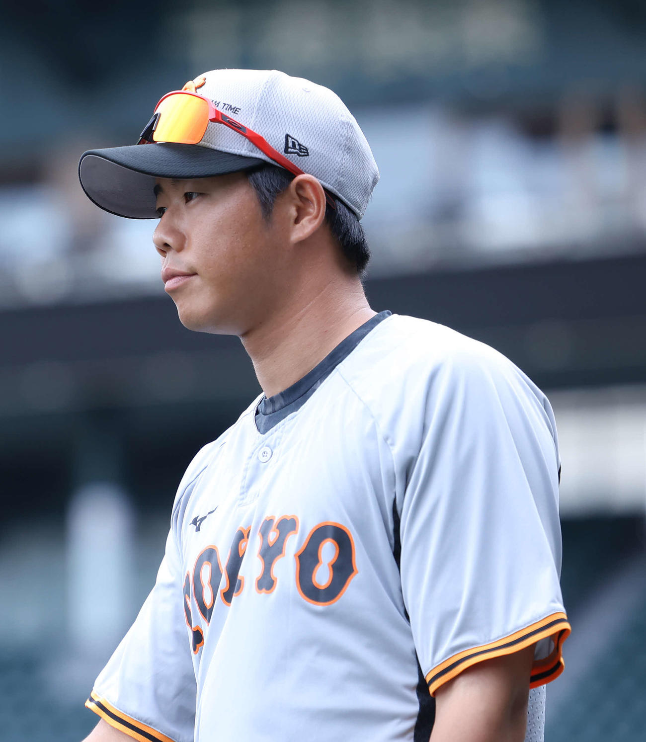 巨人松原聖弥（2022年7月13日撮影）
