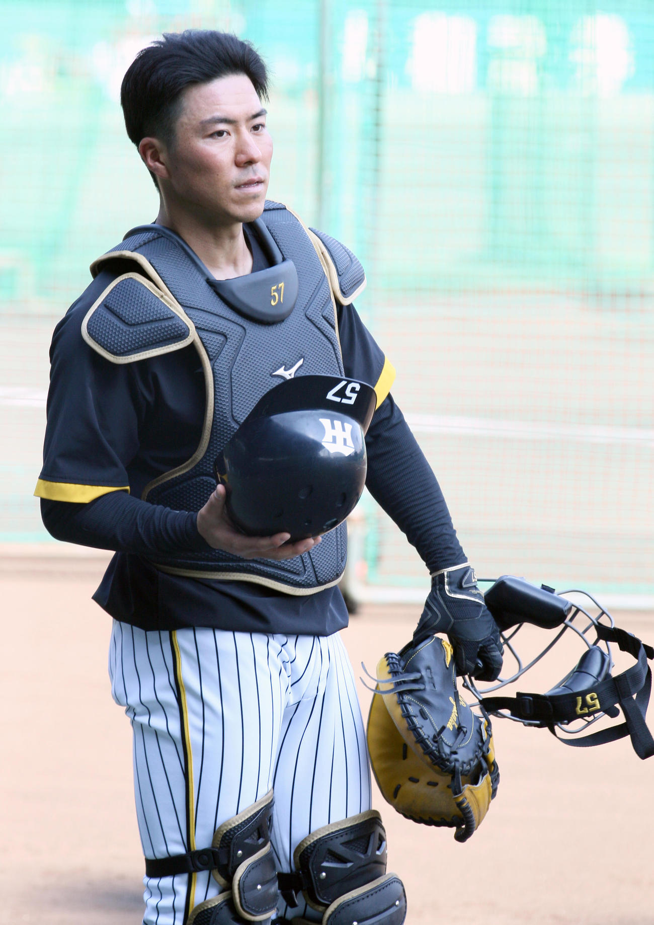 阪神長坂拳弥（22年5月25日撮影）
