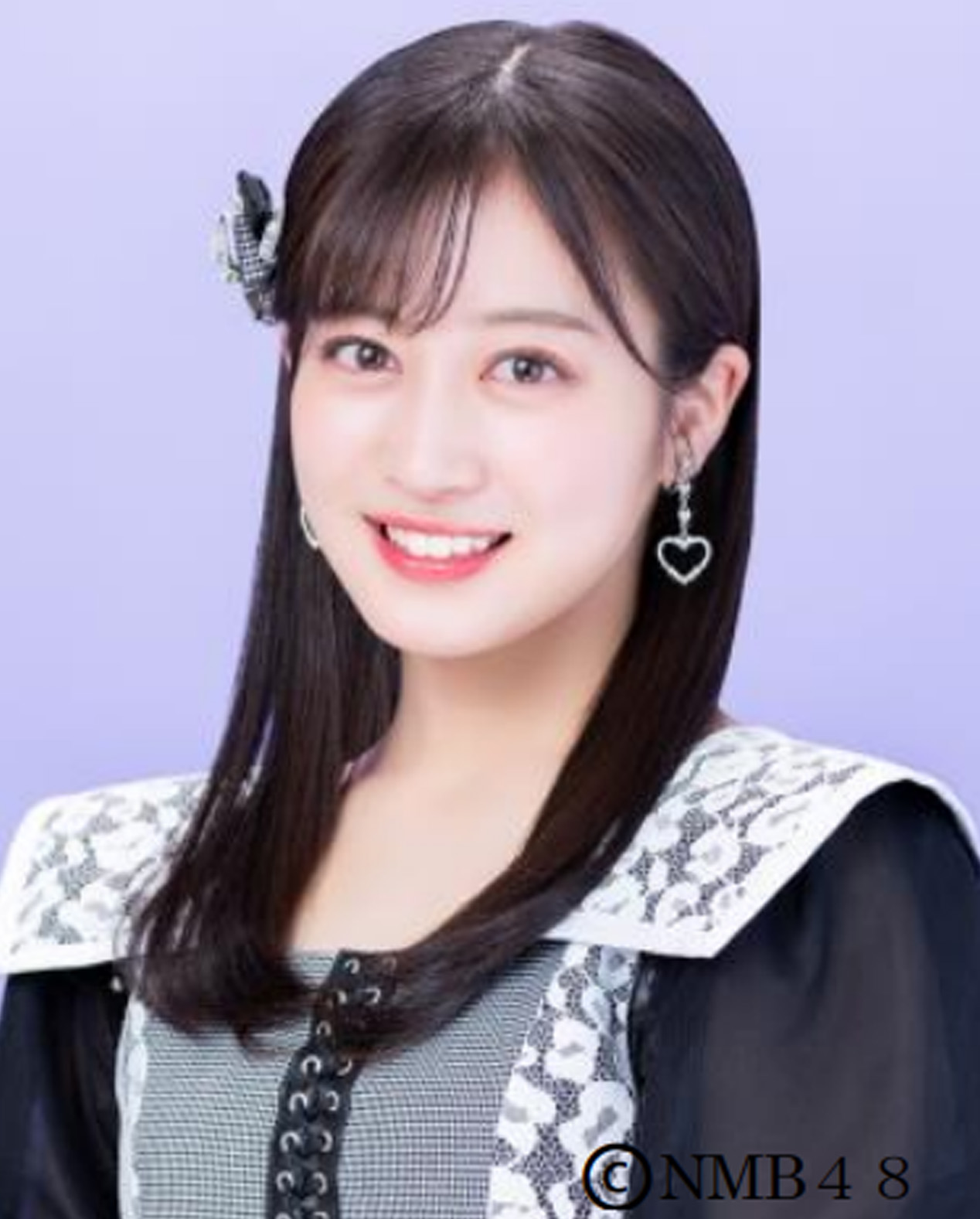 甲子園グルメ大使に就任したNMB48の川上千尋ⓒNMB48