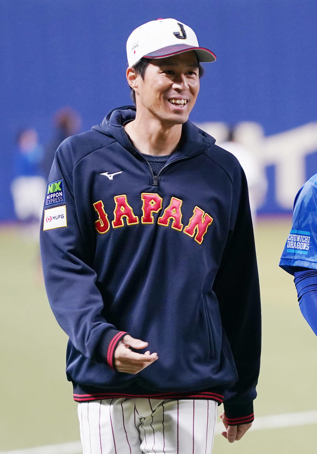 サポートメンバーとして合流した岡（撮影・狩俣裕三）