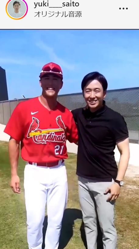 斎藤佑樹氏のインスタグラムより