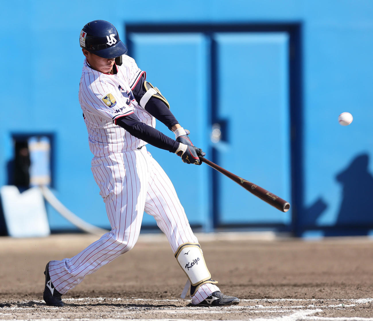 ヤクルト北村恵吾（2023年2月23日撮影）