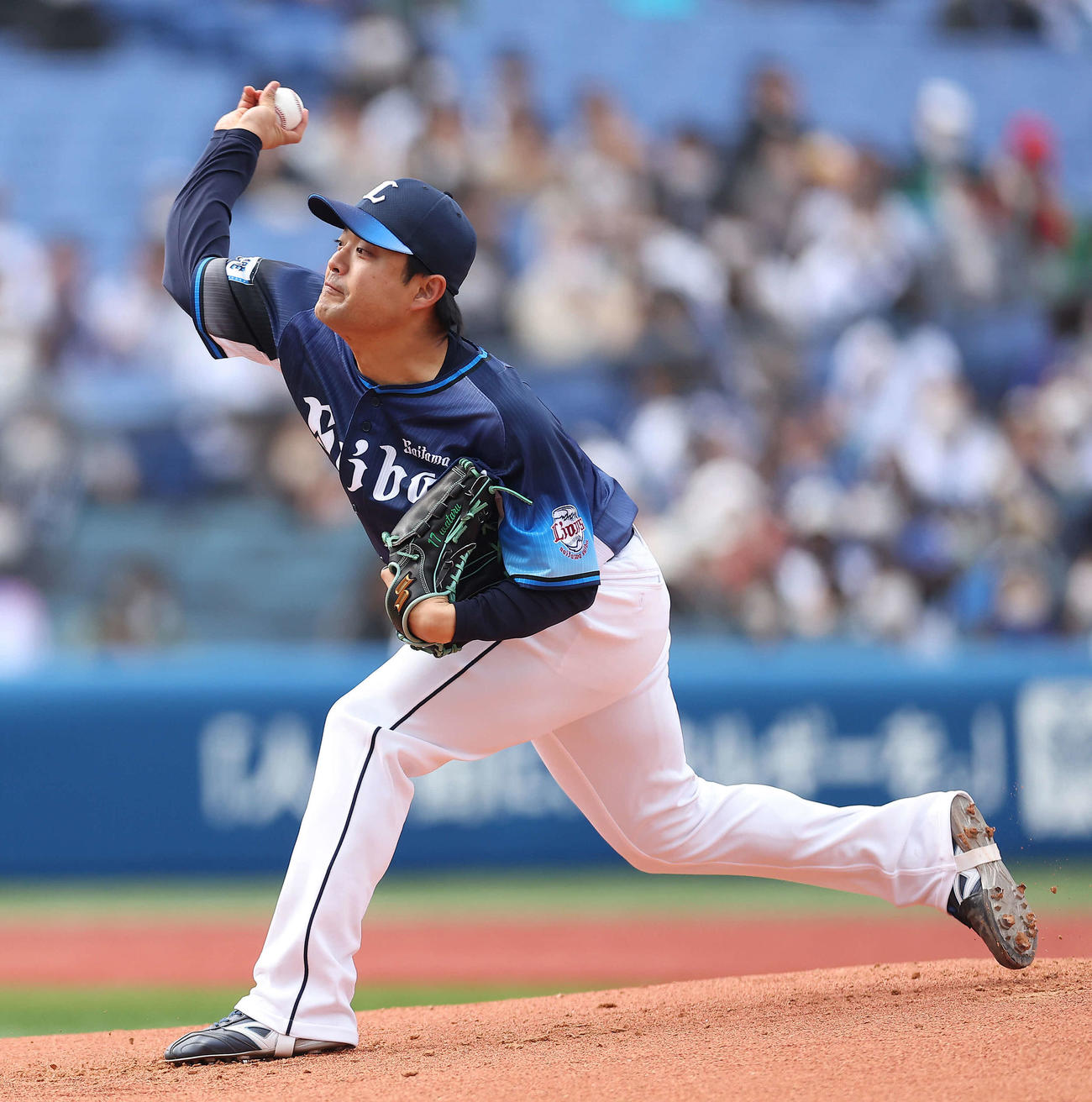 DeNA対西武　西武先発の松本（撮影・河田真司）