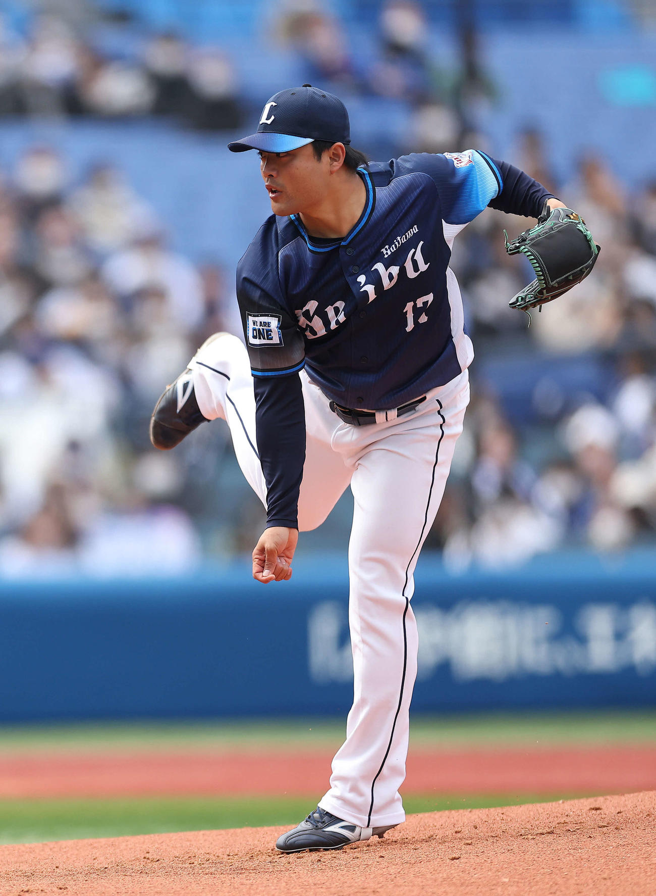 DeNA対西武　西武先発の松本（撮影・河田真司）