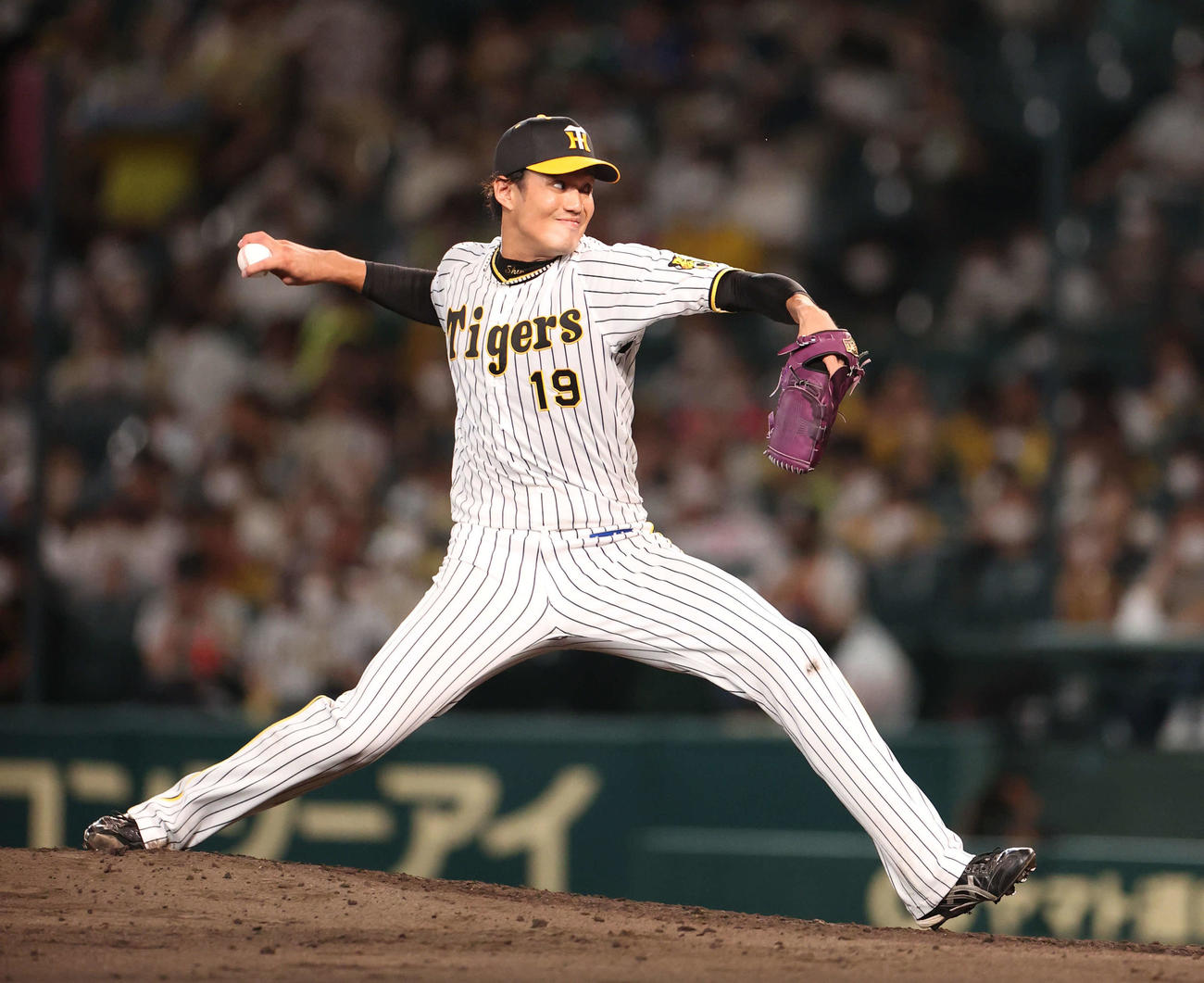 22年9月、巨人戦に先発し力投する阪神藤浪晋太郎