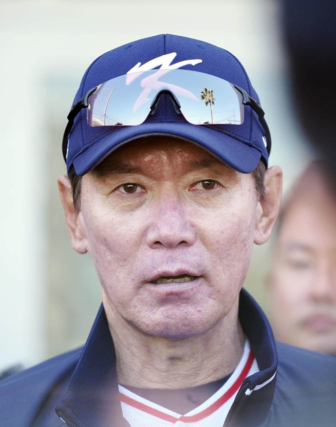 韓国の李強■監督（2023年3月5日撮影）※■は吉を二つ横に並べる