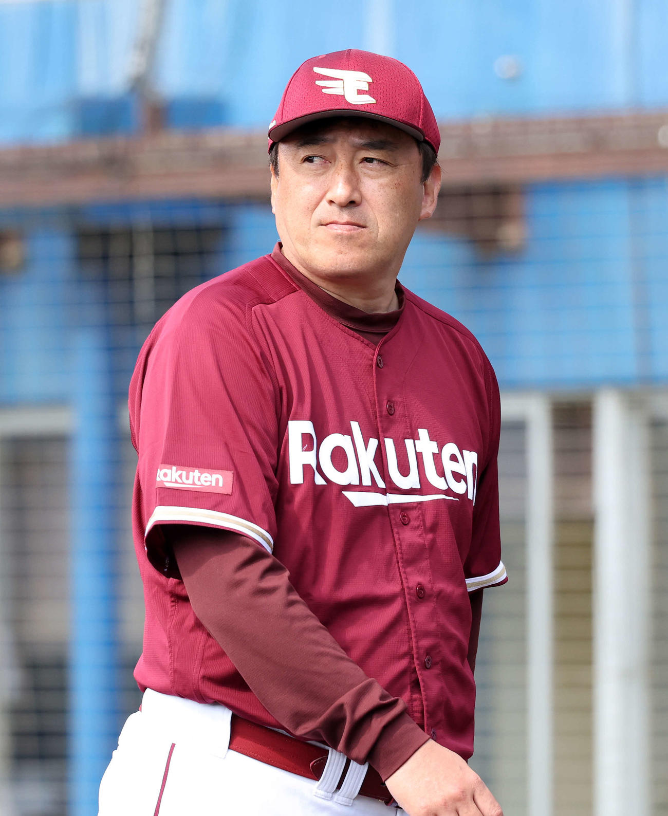 楽天石井一久監督（2023年2月16日撮影）