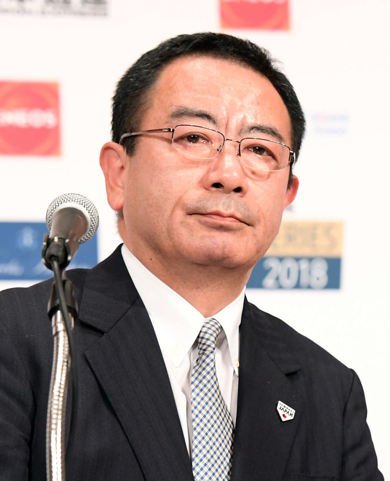 NPB井原敦事務局長（2018年1月23日撮影）