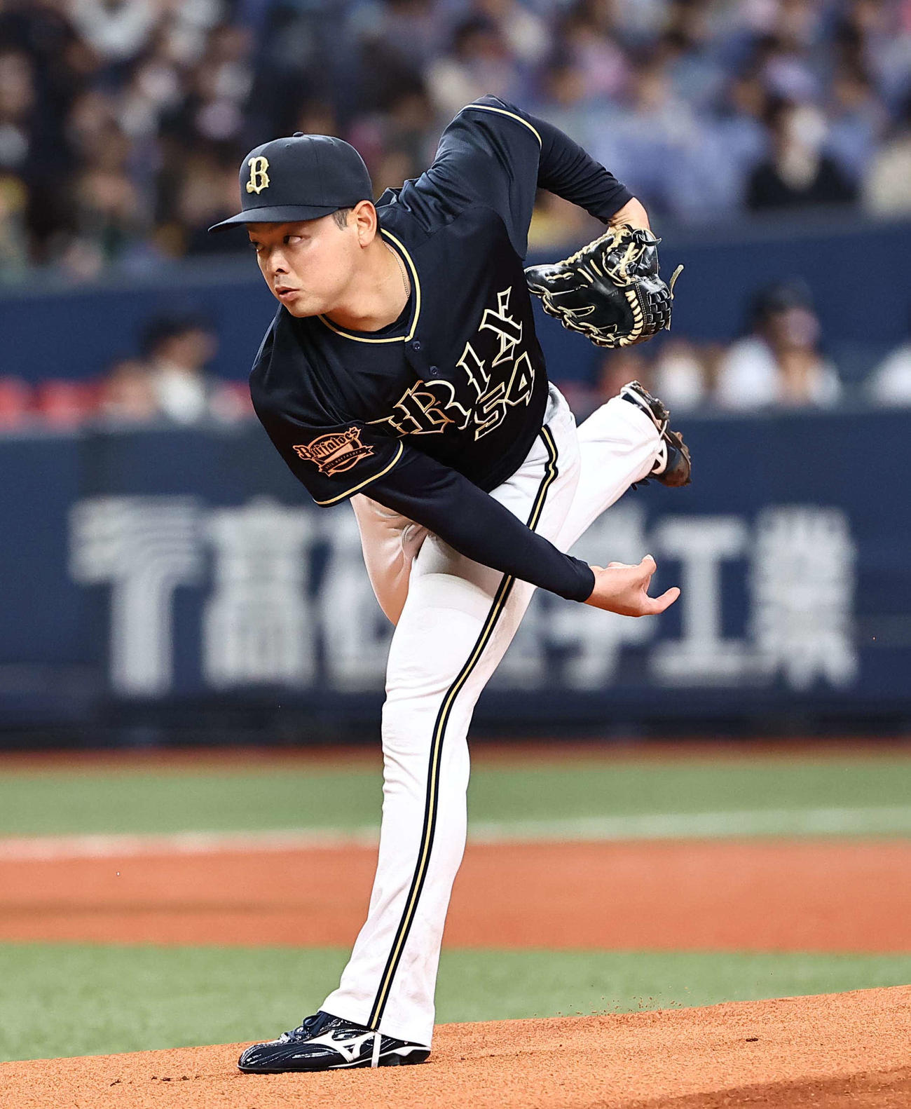 オリックス対韓国　オリックス先発の黒木は5回を無失点に抑える（撮影・上田博志）