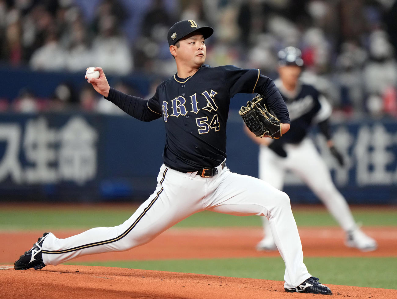オリックス対韓国　オリックス先発の黒木（撮影・狩俣裕三）