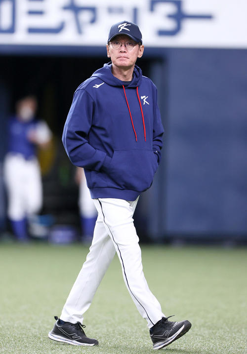 阪神対韓国　韓国の李監督（撮影・上山淳一）