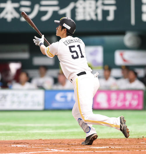 ソフトバンク】上林誠知がOP戦1号 栗原とのアベック弾に「今年は2人
