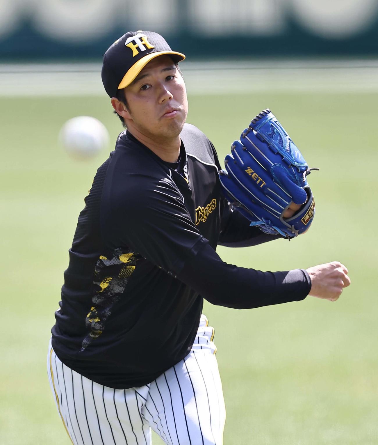 阪神青柳晃洋（2023年3月3日撮影）