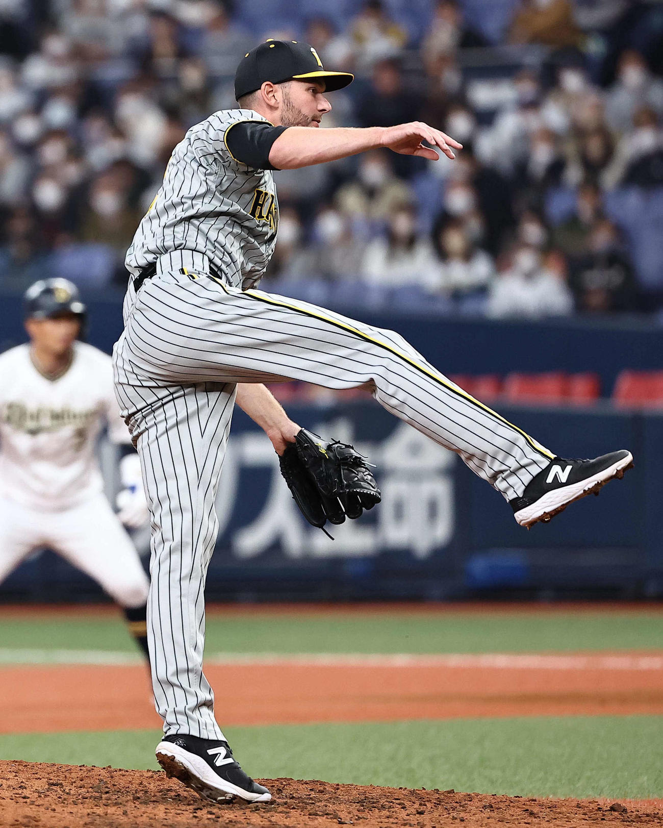 オリックス対阪神　阪神3番手のK・ケラー（撮影・上田博志）