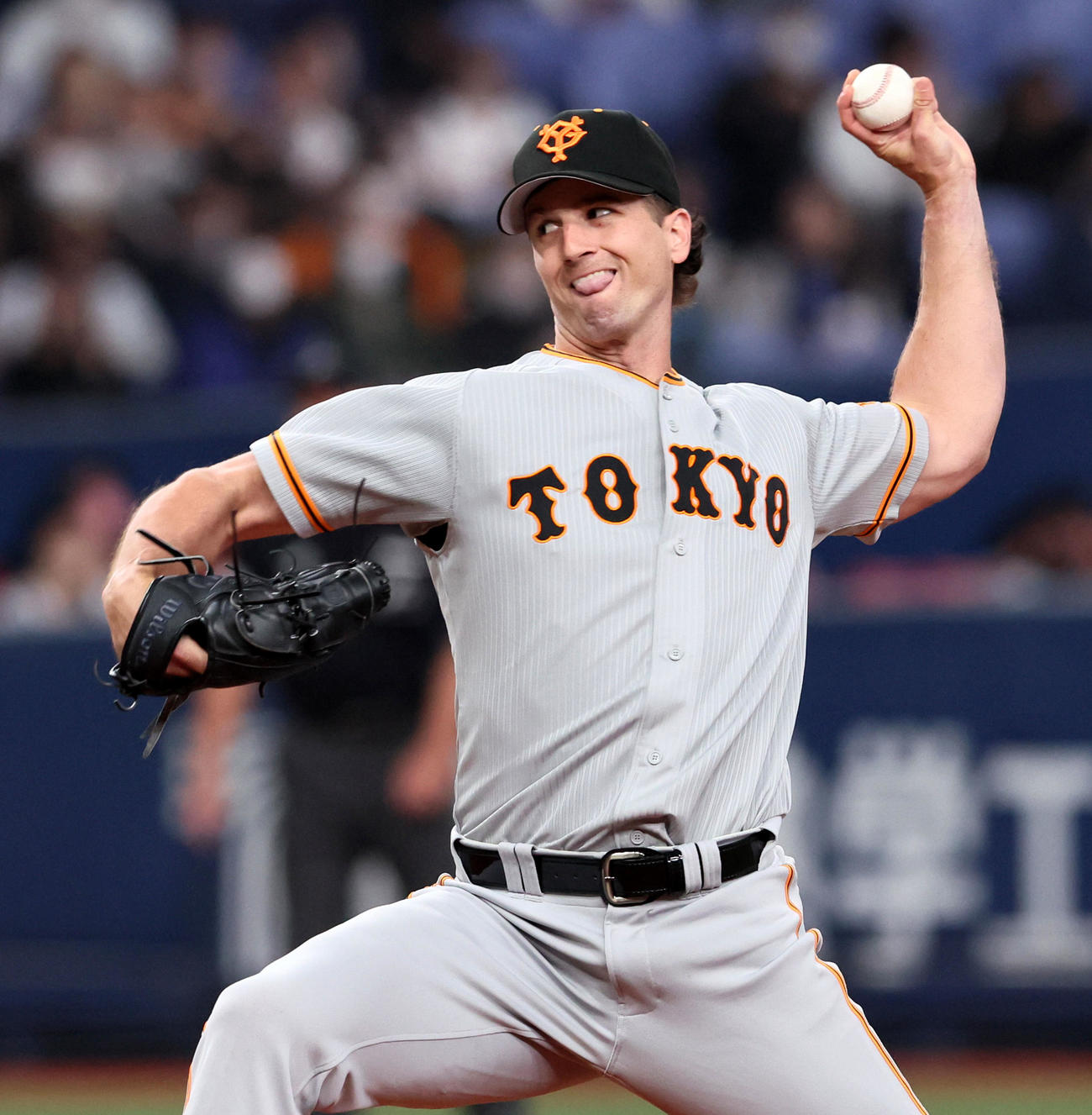 オリックス対巨人　オリックス戦に先発するグリフィン（撮影・加藤哉