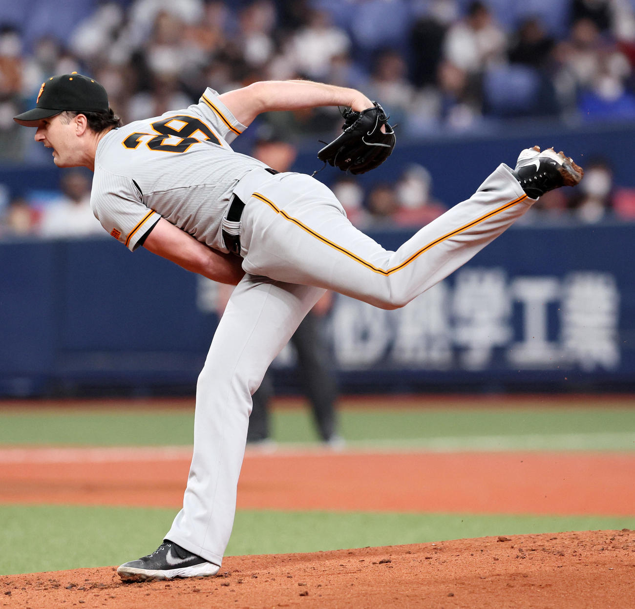 オリックス対巨人　オリックス戦に先発するグリフィン（撮影・加藤哉