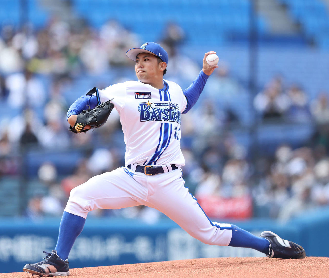 DeNA対中日　DeNA先発の東（撮影・河田真司）