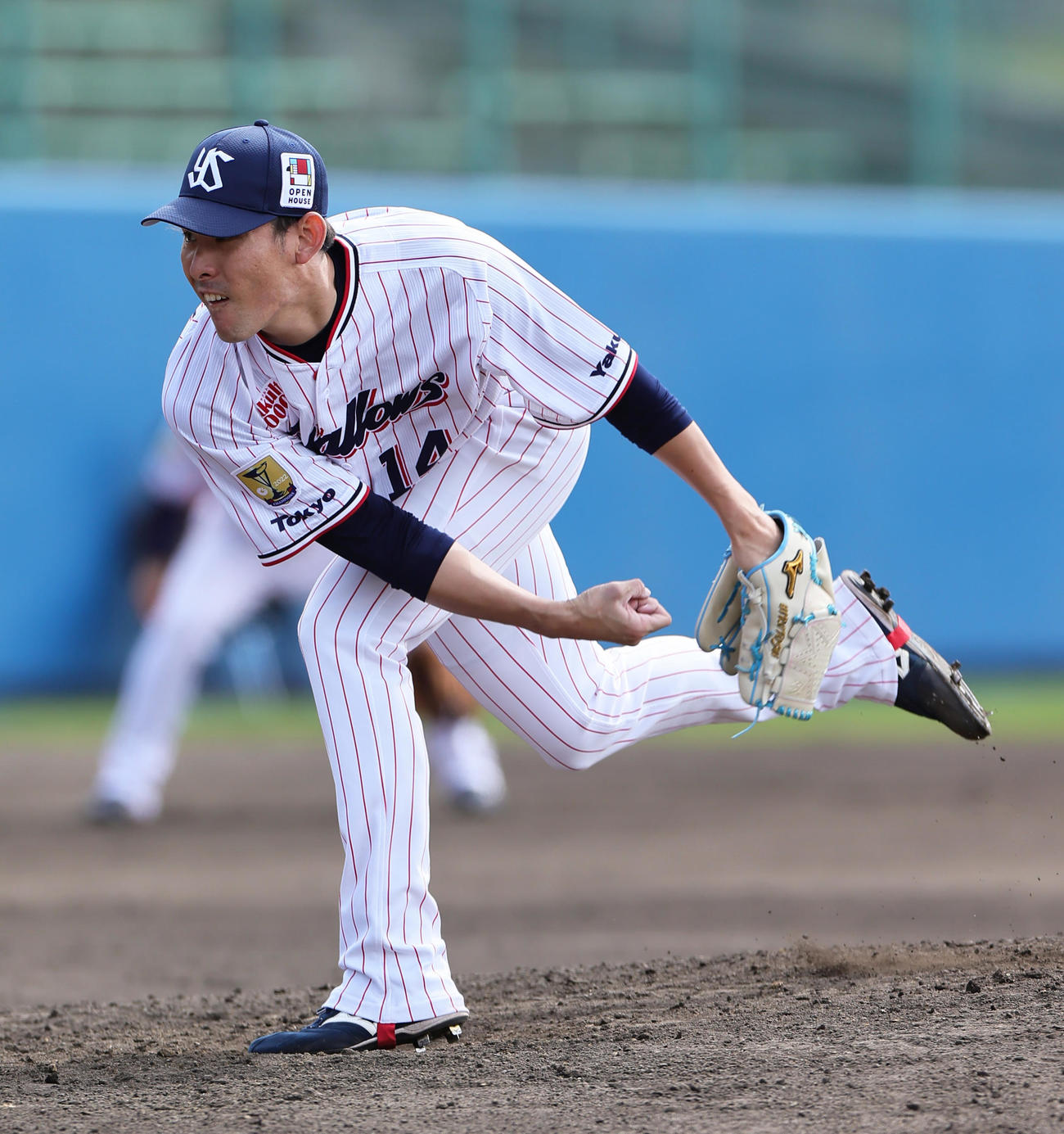 ヤクルト高梨裕稔（2023年2月21日撮影）