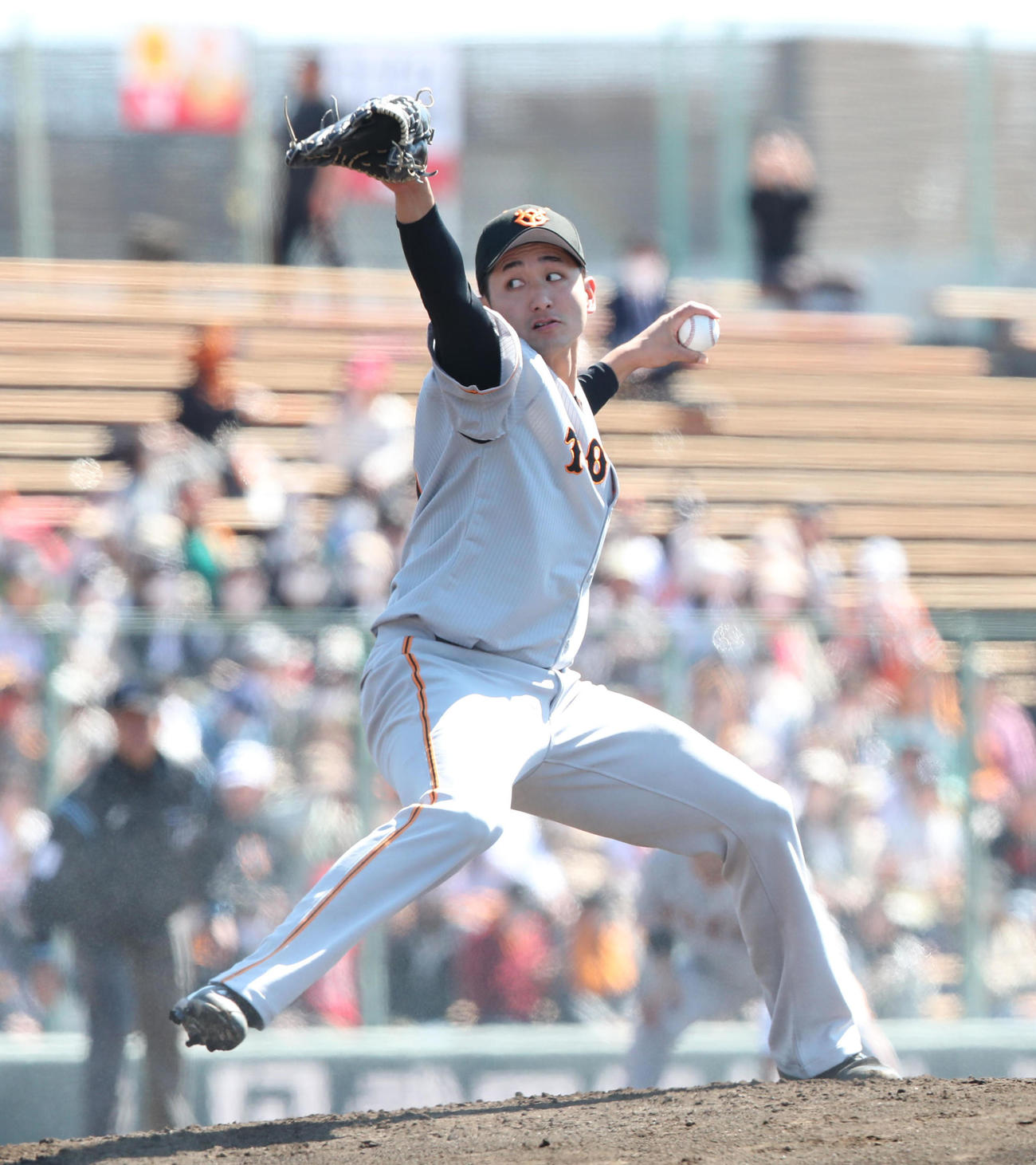 ソフトバンク対巨人　先発・横川凱（撮影・梅根麻紀）