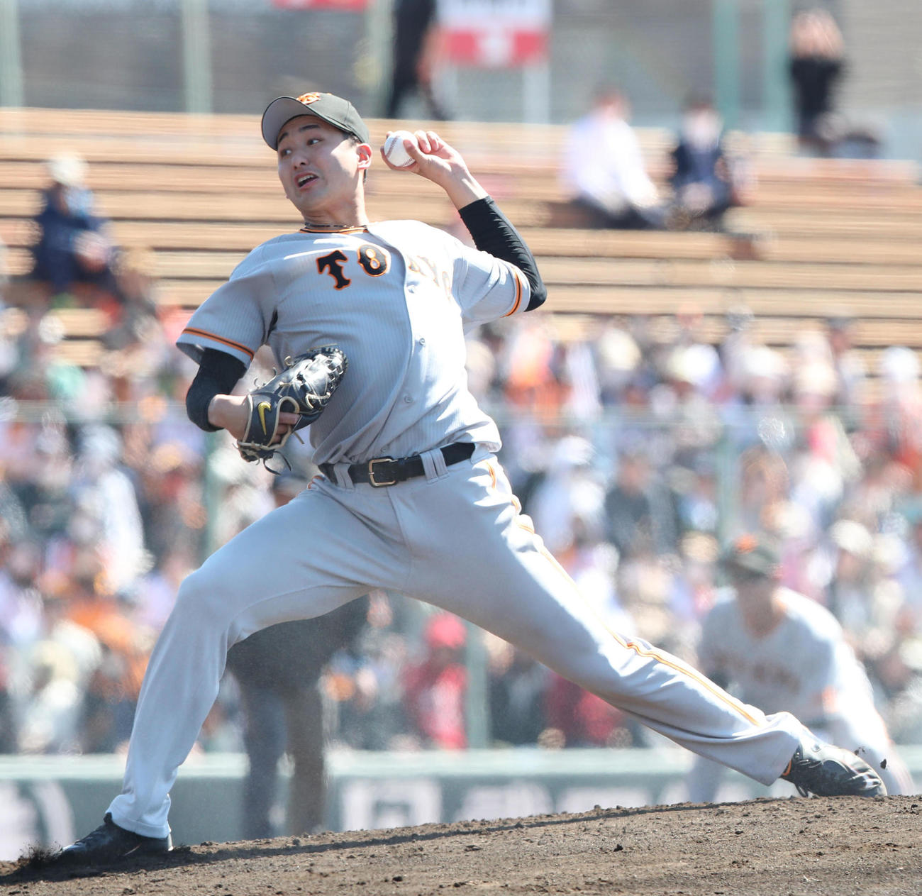 ソフトバンク対巨人　先発・横川凱（撮影・梅根麻紀）