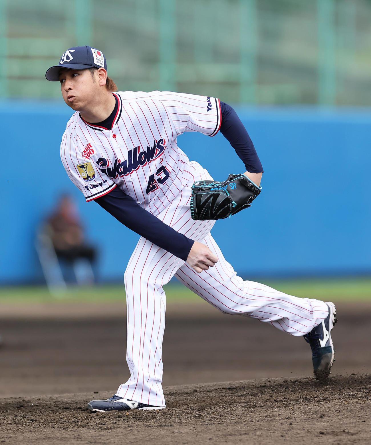 ヤクルト小沢怜史（2023年2月21日撮影）