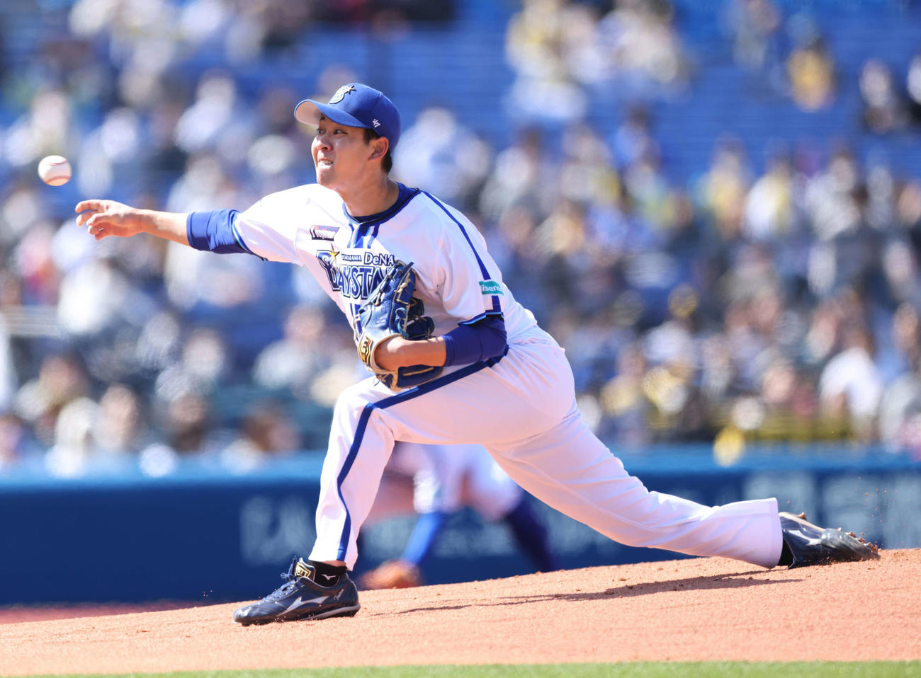 DeNA対阪神　DeNA先発の平良（撮影・河田真司）