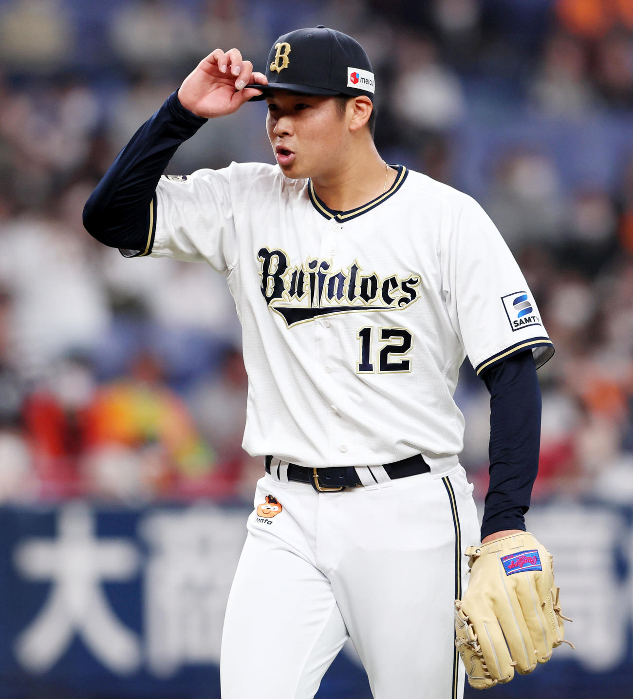 オリックス山下舜平大（2023年3月10日撮影）