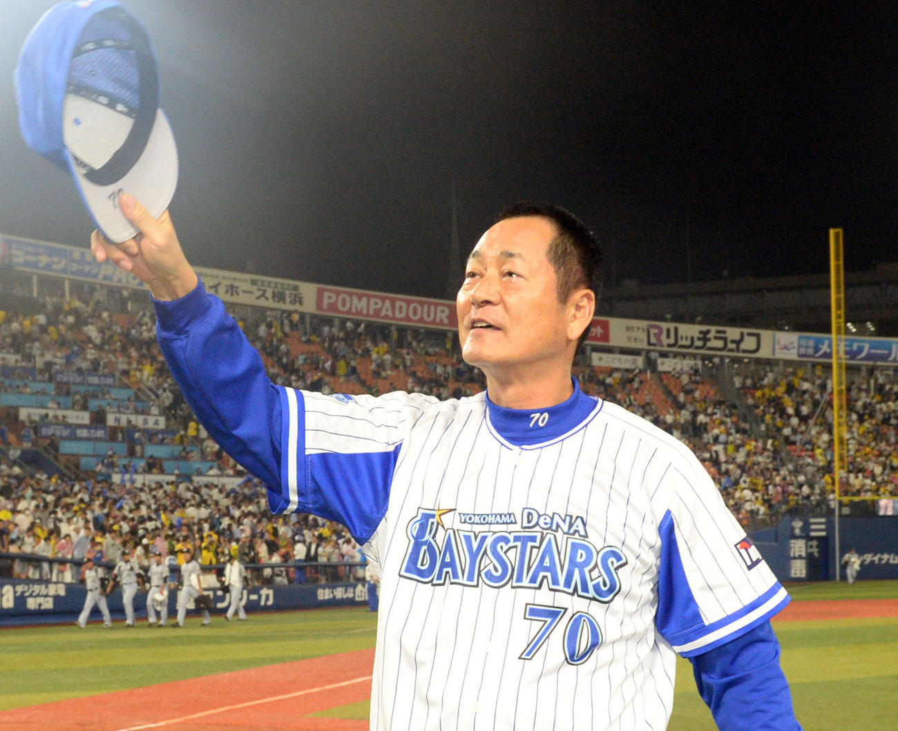 15年、DeNA監督時代の中畑清氏