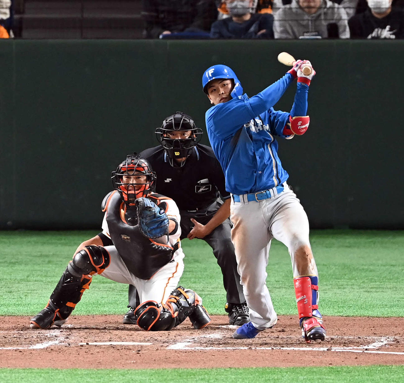 日本ハム野村佑希（2023年3月19日撮影）