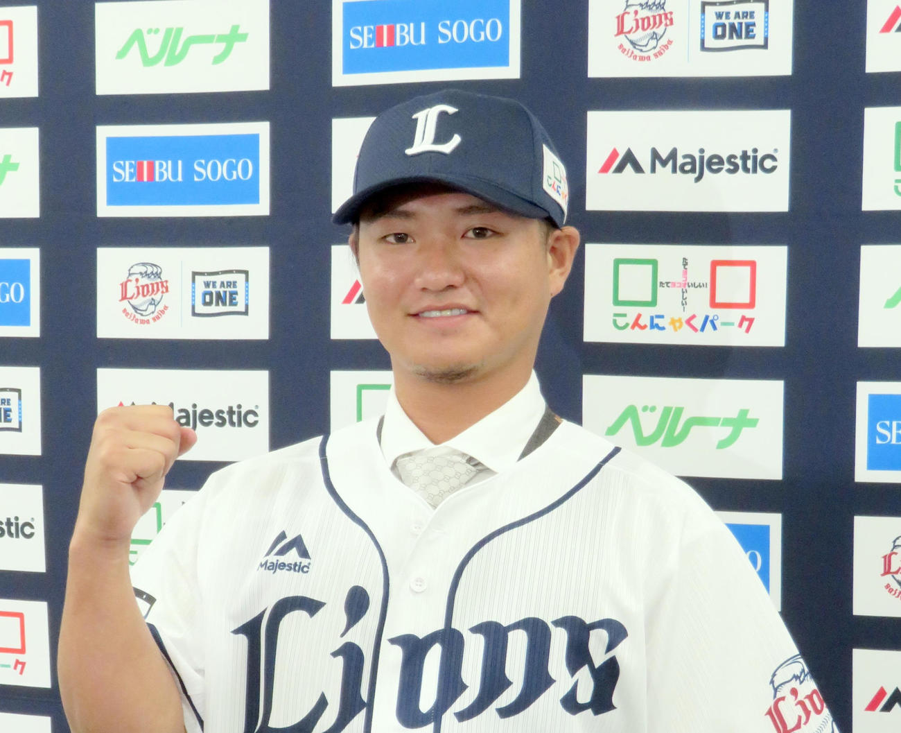 西武佐藤龍世（2022年11月3日撮影）