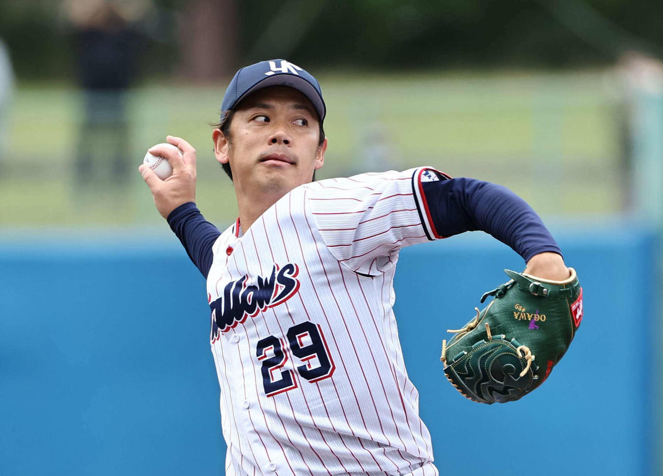 ヤクルト小川泰弘（2023年2月撮影）