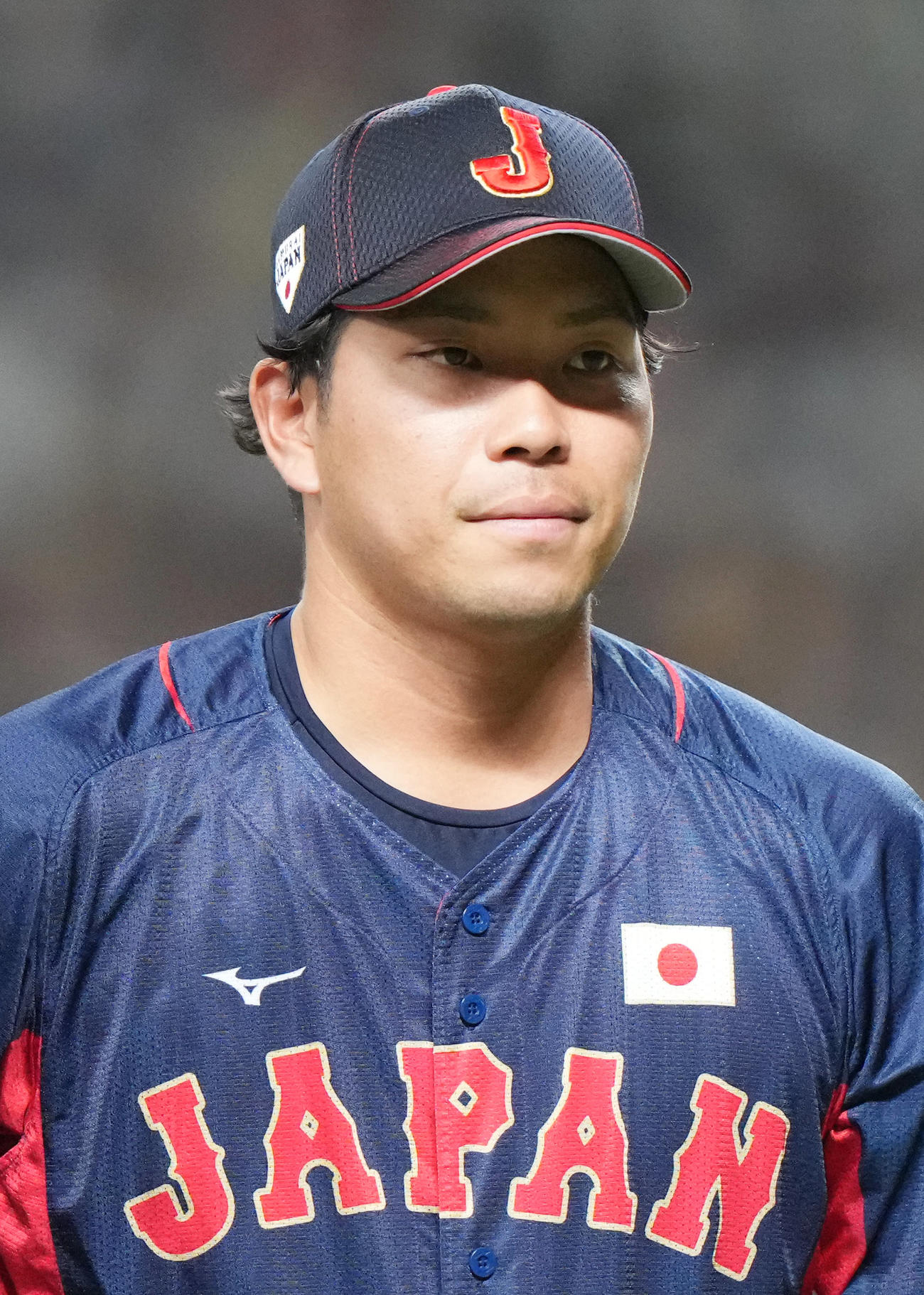 侍ジャパン大城卓三（2023年3月撮影）